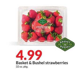 Hy-Vee Basket & Bushel Strawberries offer