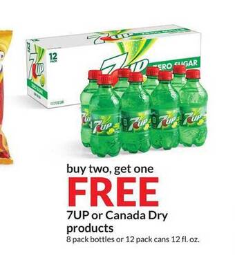 Hy-Vee 7up Or Canada Dry Products offer