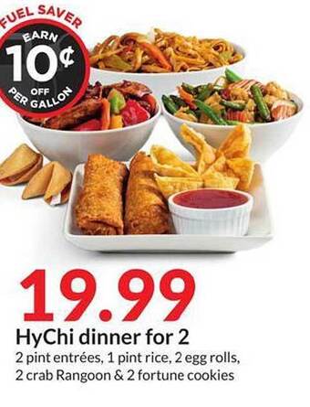 Hy-Vee Hychi Dinner For 2 offer