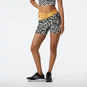 New Balance Relentless printed fitted short offer