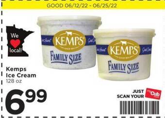 Cub Foods Kemps Ice Cream offer