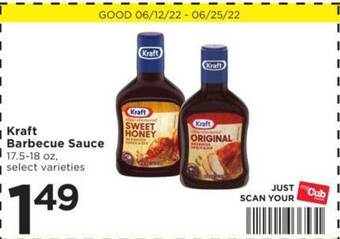 Cub Foods Kraft Barbecue Sauce offer