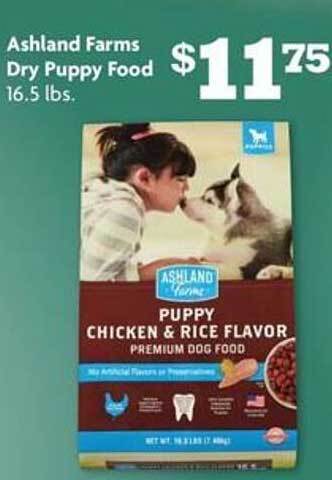 Family Dollar Ashland Farms Dry Puppy Food offer