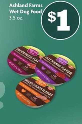 Family Dollar Ashland Farms Wet Dog Food offer