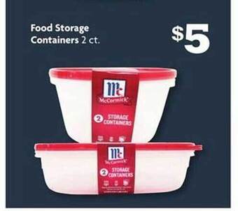 Family Dollar Food Storage Containers offer