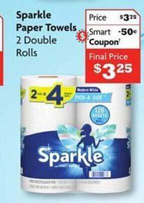 Family Dollar Sparkle Paper Towels offer