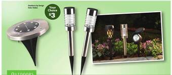 Family Dollar Outdoors By Design Solar Stakes offer