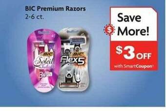Family Dollar Bic Premium Razors offer
