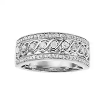 Kohl's 10k gold 1/2 carat t.w. diamond twist ring offer