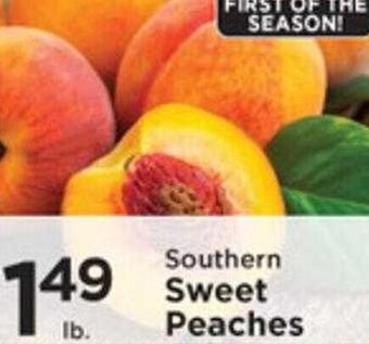 Pioneer Supermarkets Sweet Peaches offer