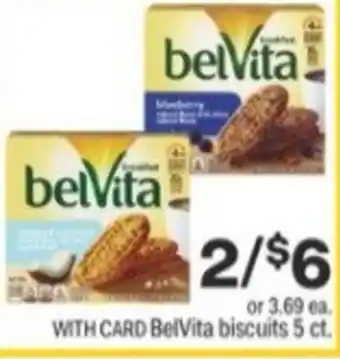 Menards Belvita Biscuits 5 Ct offer