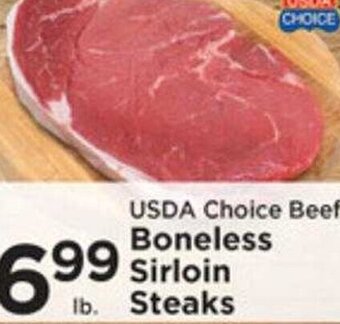 Pioneer Supermarkets Boneless Sirloin Steaks offer