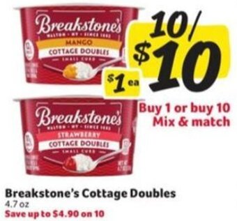 Winn Dixie Breakstone's Cottage Doubles 4.7 oz. offer