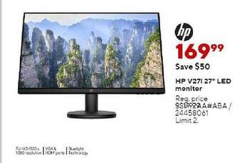 Staples Hp V27i 27 offer