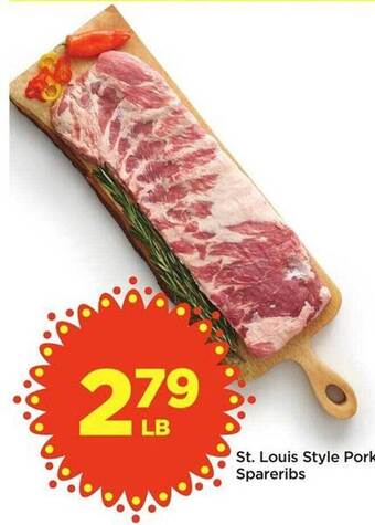 Food 4 Less St Louis Style Pork Spareribs offer