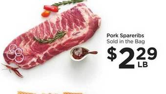 Food 4 Less Pork Spareribs offer