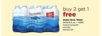 Stater Bros Stater Bros, Water offer
