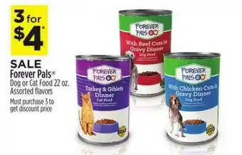 Dollar General Forever Pals Dog Or Cat Food 22 Oz. offer