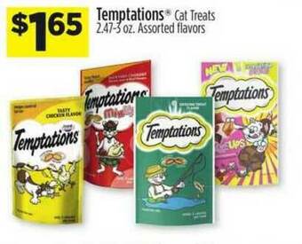 Dollar General Temptations Cat Treats offer