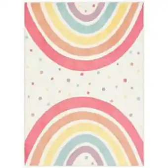 Kohl's The big one® kids shag rainbow washable throw and area rug offer