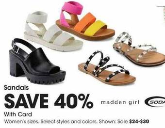 Fred Meyer Sandals offer