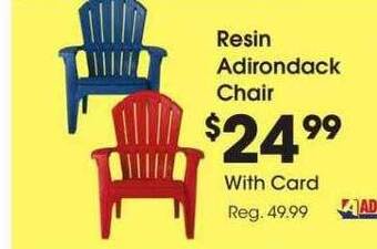 Fred Meyer Resin Adirondack Chair offer