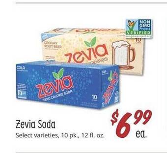 Sprouts Farmers Market Zevia Soda offer