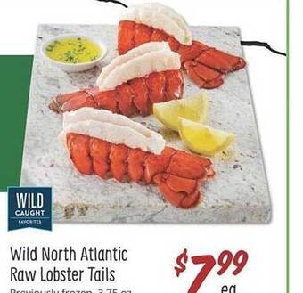 Sprouts Farmers Market Wild North Atlantic Raw Lobster Tails offer