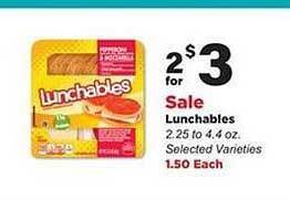 Stater Bros Lunchables offer