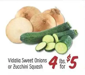 Sprouts Farmers Market Vidalia Sweet Onions Or Zucchini Squash offer
