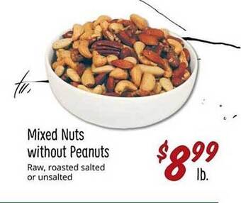 Sprouts Farmers Market Mixed Nuts Without Peanuts offer