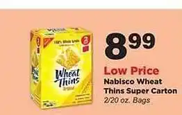 Stater Bros Nabisco Wheat Thins Super Carton offer