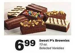 Stater Bros Sweet P's Brownies offer