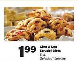 Stater Bros Cleo & Leo Strudel Bites offer
