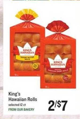 Lowes Foods King's Hawaiian Rolls offer