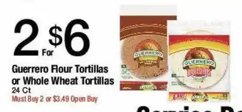 Jons International Guerrero Flour Tortillas Or Whole Wheat Tortillas offer