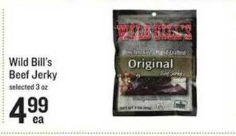 Lowes Foods Wild Bill's Beef Jerky offer