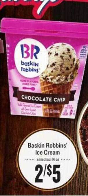 Lowes Foods Baskin Robbins' Ice Cream offer