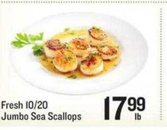 Lowes Foods Fresh 10 20 Jumbo Sea Scallops offer
