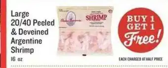 Lowes Foods Large 20 40 Peeled & Deveined Argentine Shrimp offer