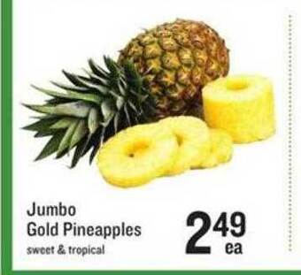 Lowes Foods Jumbo Gold Pineapples offer