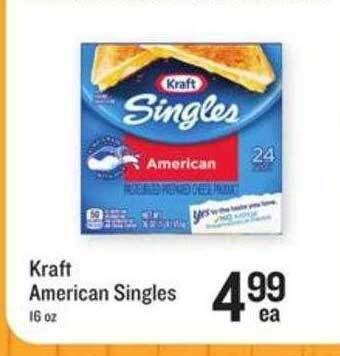 Lowes Foods Kraft American Singles offer