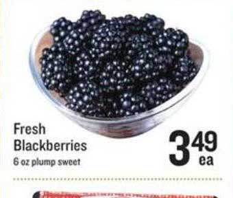 Lowes Foods Fresh Blackberries offer