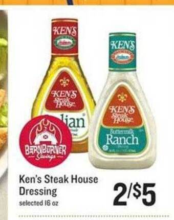 Lowes Foods Ken's Steak House Dressing offer