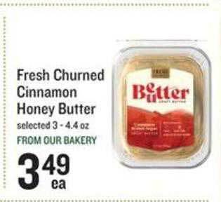 Lowes Foods Fresh Churned Cinnamon Honey Butter offer