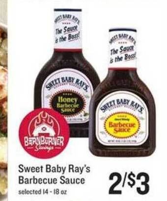 Lowes Foods Sweet Baby Ray's Barbecue Sauce offer