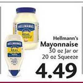 Sunset Foods Hellmann's Mayonnaise offer