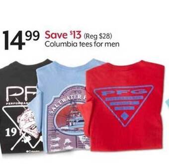 Bealls Columbia Tees For Men offer