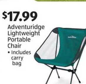 Aldi Adventuridge Lightweight Portable Chair offer