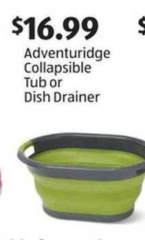 Aldi Adventuridge Collapsible Tub Or Dish Drainer offer